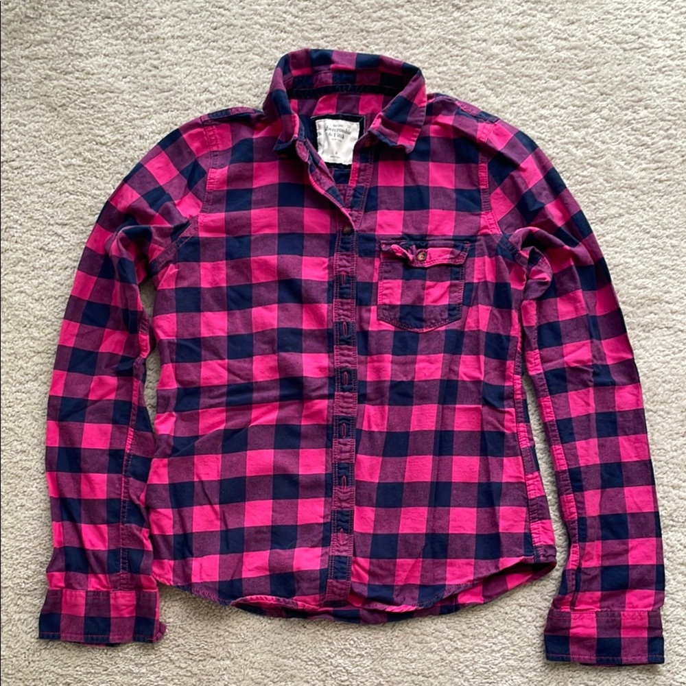 Abercrombie & Fitch Flannel Pattern Medium